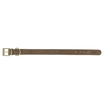 Trixie - halsband hond pure leer bruin