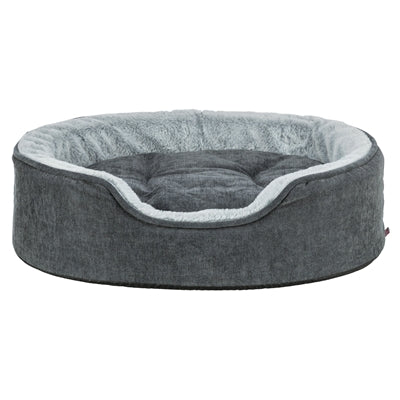 Trixie - vital hondenmand lino soft ovaal grijs / lichtgrijs