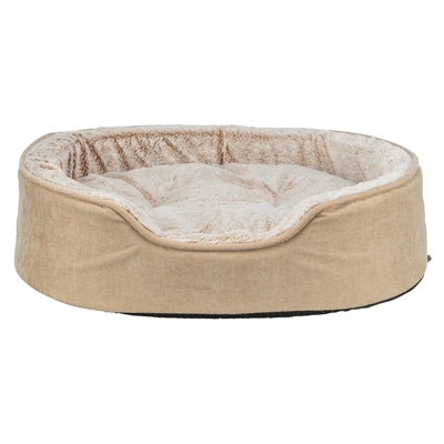 Trixie - vital hondenmand lino soft ovaal beige / creme