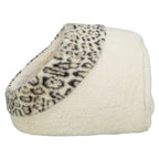 Trixie kattenmand iglo leo soft pluche creme panterprint