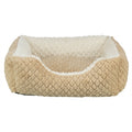 Trixie hondenmand kaline mio hoekig lichtbruin creme