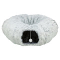 Trixie harvey pluche speeltunnel donut wit grijs