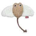 Trixie rog stof pluche met kattenkruid catnip wit beige