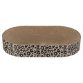 Trixie krabmat mand leo karton met kattenkruid catnip bruin