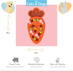 Happy pet tabby patch wortel puzzel intelligentie speelgoed