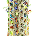 Back Zoo Nature - Back Zoo Nature parakeet woven bamboo pouch