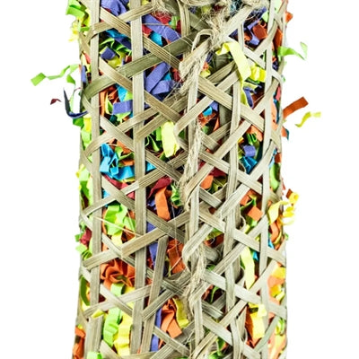 Back Zoo Nature - Back Zoo Nature parakeet woven bamboo pouch