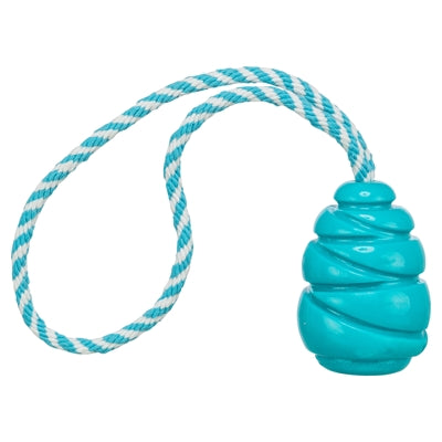 Trixie - jumper kegel aan touw super strong tpr petrol