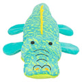 Trixie krokodil stof aqua groen