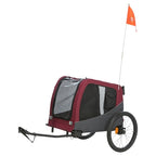 Trixie - hondenfietskat grijs / rood