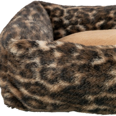 Trixie - hondenmand leo hoekig panterprint bruin