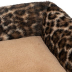 Trixie - hondenmand leo hoekig panterprint bruin