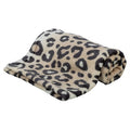 Trixie - hondendeken leo softpluche panterprint creme