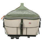 Trixie - fietsmand voor bagagedrager polyester olijfgroen / beige