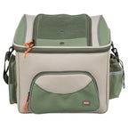 Trixie - fietsmand voor stuur polyester olijfgroen / beige