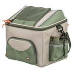 Trixie fietsmand voor stuur polyester olijfgroen beige