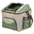 Trixie - fietsmand voor stuur polyester olijfgroen / beige