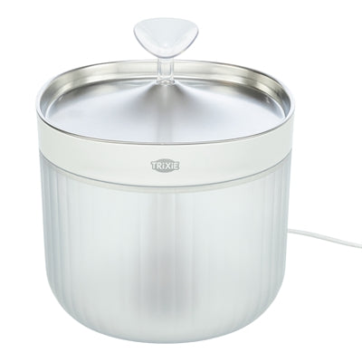 Trixie - drinkfontein aqua clear kunststof / rvs wit