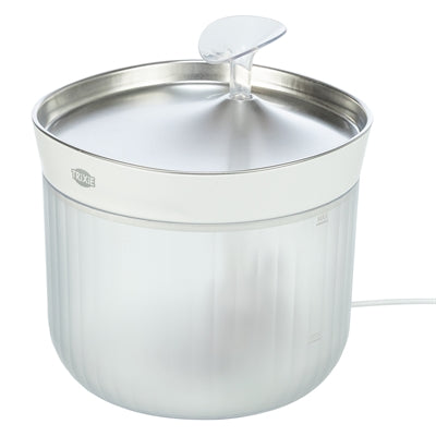 Trixie - drinkfontein aqua clear kunststof / rvs wit