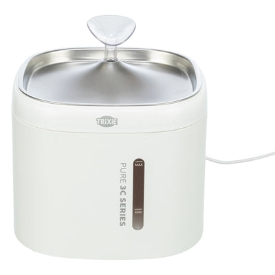 Trixie - drinkfontein aqua pure kunststof / rvs wit