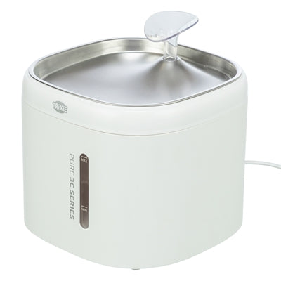 Trixie - drinkfontein aqua pure kunststof / rvs wit