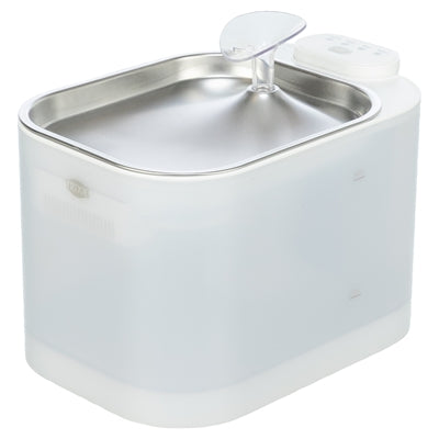 Trixie - drinkfontein aqua square kunststof / rvs wit