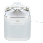 Trixie - drinkfontein aqua square kunststof / rvs wit