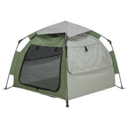 Trixie - hondentent pop-up olijfgroen / beige
