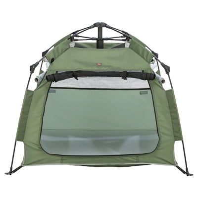 Trixie hondentent pop-up olijfgroen beige