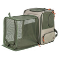 Trixie - rugzak rocco maximaal 10 kg beige / olijfgroen
