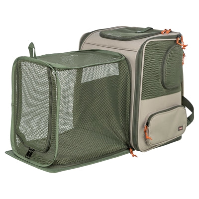 Trixie - rugzak rocco maximaal 10 kg beige / olijfgroen