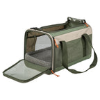 Trixie tas marlon maximaal 7 kg beige olijfgroen
