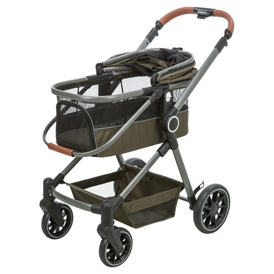 Trixie - hondenbuggy maximaal 22 kg olijfgroen