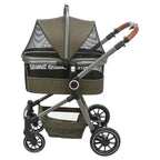 Trixie hondenbuggy maximaal 22 kg olijfgroen