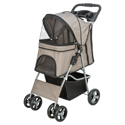 Trixie - hondenbuggy maximaal 11 kg taupe
