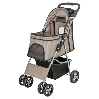 Trixie - hondenbuggy maximaal 11 kg taupe