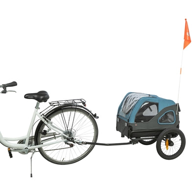 Trixie - fietskar tot 23 kg blauw / grijs