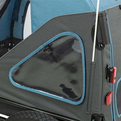 Trixie fietskar tot 23 kg blauw grijs