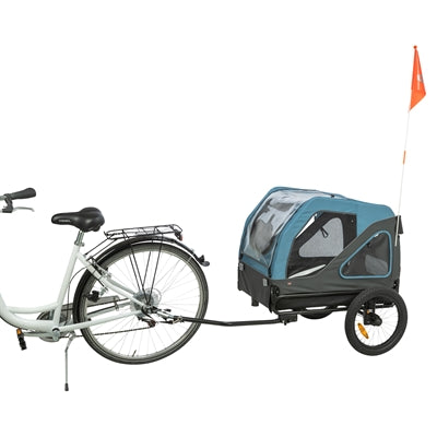 Trixie - fietskar tot 35 kg blauw / grijs
