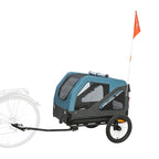 Trixie - fietskar tot 45 kg blauw / grijs