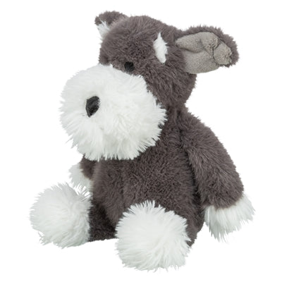 Trixie - hond met snor pluche grijs
