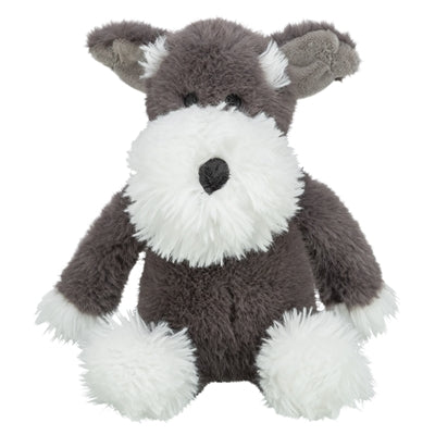 Trixie - hond met snor pluche grijs