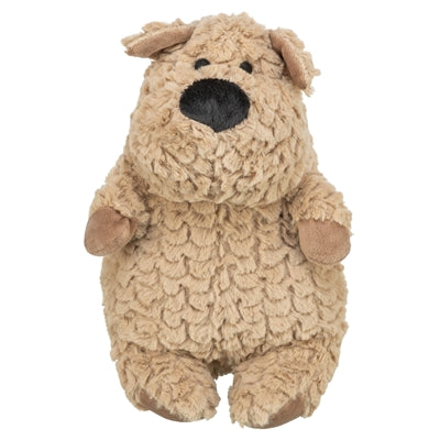 Trixie - hond rond pluche bruin
