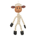 Trixie - schaap touw met leer bruin