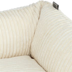 Trixie - vital hondenmand jonna hoekig ribfluweel creme