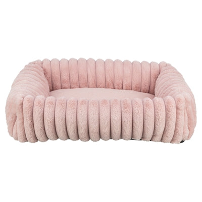 Trixie - hondenmand lonni hoekig ribfluweel roze
