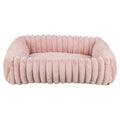 Trixie - hondenmand lonni hoekig ribfluweel roze