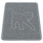 Trixie - kattenbakmat kattensilhouet pvc lichtgrijs