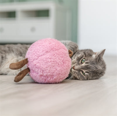 Trixie - perzik xxl pluche met amerikaanse catnip