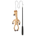 Trixie - kattenhengel telescopisch grote katten met giraffe bruin